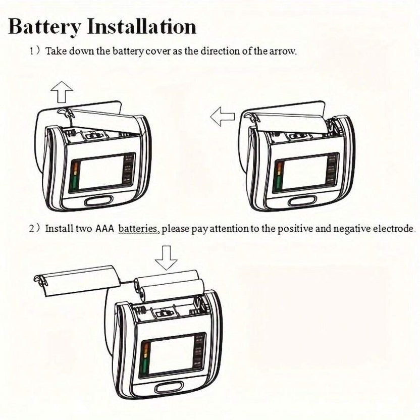 Sale 50% 🔥Digital Wrist Blood Pressure Monitor – LCD Screen, Voice, Portable Case