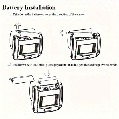 Sale 50% 🔥Digital Wrist Blood Pressure Monitor – LCD Screen, Voice, Portable Case