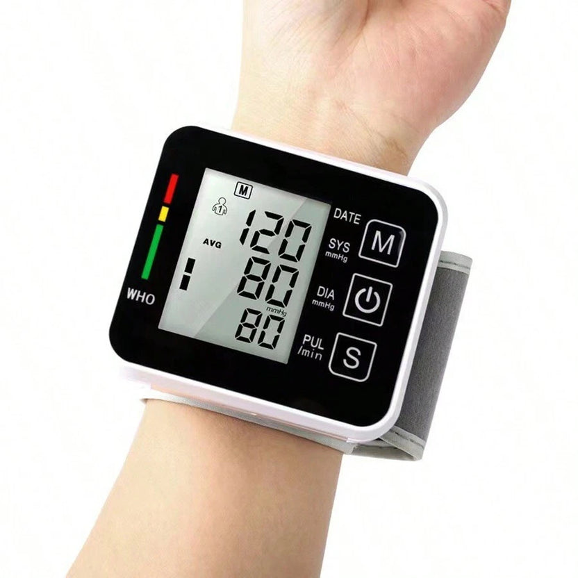 Sale OFF Electronic Wrist Blood Pressure LCD Monitor